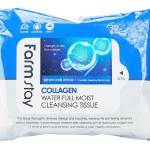  FARM STAY Салфетки очищающие collagen water full moist cleansing tissue, 30 шт