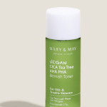  MARY&MAY Тонер с экстрактом центеллы азиатской vegan cica tea tree aha pha toner, 30 мл