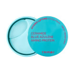  TRIMAY Патчи успокаивающие с азуленом и церамидами hydro lifting gel eye patch, 30 шт + 30 шт