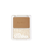  UNLEASHIA Палетка теней и хайлайтер tap me palette duo №3 rub-a-dub, 8,4 г