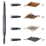  THE SAEM Карандаш для бровей saemmul artlook eyebrow 03 gray brown, 0.2 г