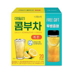  TEAZEN Квас чайный со вкусом лимона kombucha lemon toumbler free gift, 20 шт