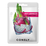  CONSLY Маска антивозрастная с экстрактом драгонфрута dragon fruit anti-wrinkles mask, 20 мл