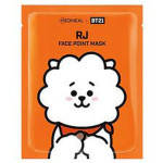  MEDIHEAL Маска-стикер тканевая успокаиваивающая bt21 rj face point mask, 6 шт