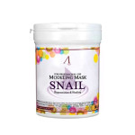  ANSKIN Маска альгинатная с муцином улитки snail modeling mask, 500 г