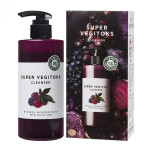  WONDER BATH Пенка для лица с виноградом super vegitoks cleanser purple, 300 мл